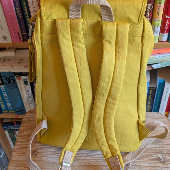 Doughnut Montana Water Repellent Backpack in Mustard Yellow - Picture 4 of 15